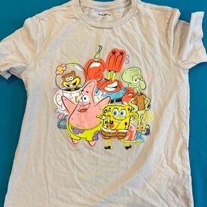 Old Navy Kids SpongeBob & Friends Tee - Light Gray